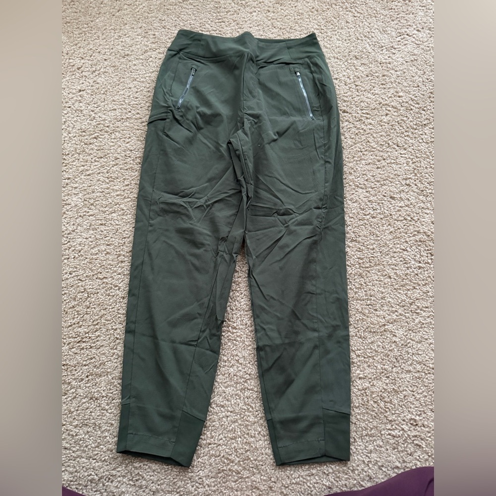 Athleta Olive Green Track Joggers